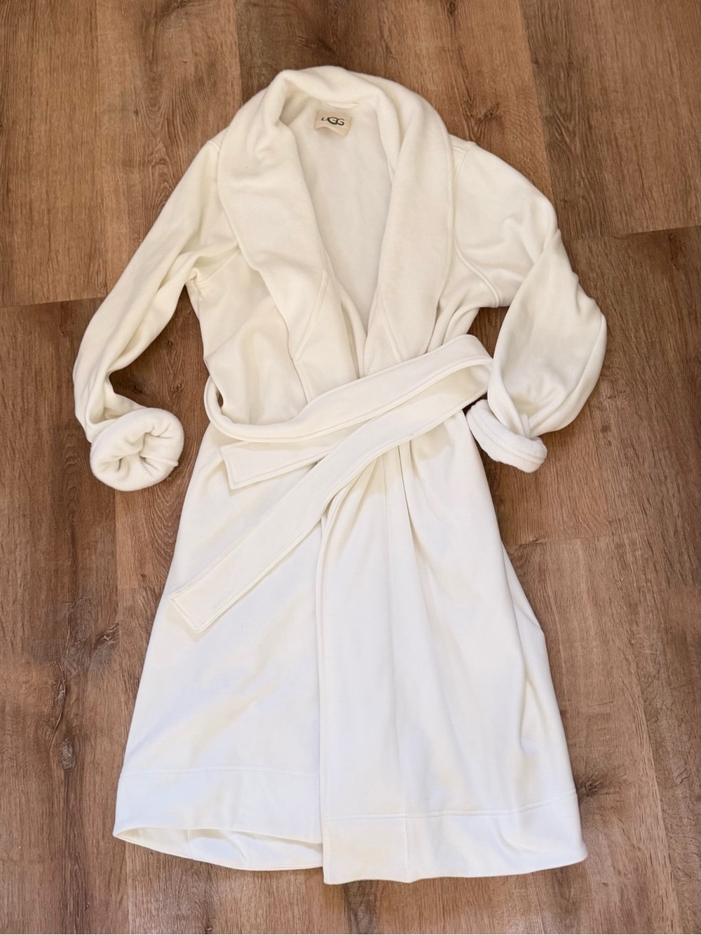 UGG Duffield II Fleece Shawl-Collar Robe with Belt